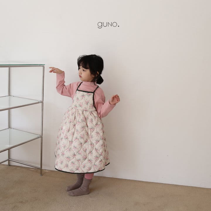 GUNO - Korean Children Fashion - #Kfashion4kids - Lovely String Padding One-piece - 7