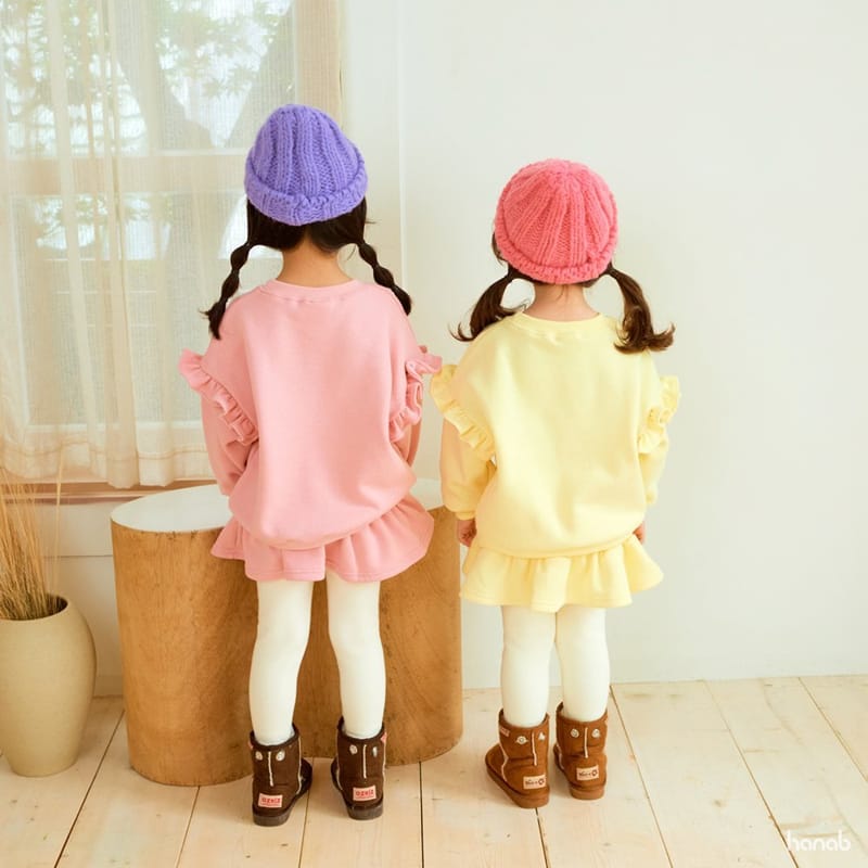 HANAB - Korean Children Fashion - #Kfashion4kids - Thanks Barnie Top Bottom Set - 3