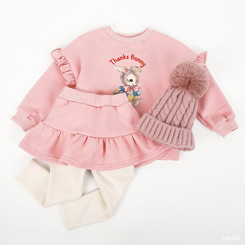 HANAB - Korean Children Fashion - #Kfashion4kids - Thanks Barnie Top Bottom Set - 7