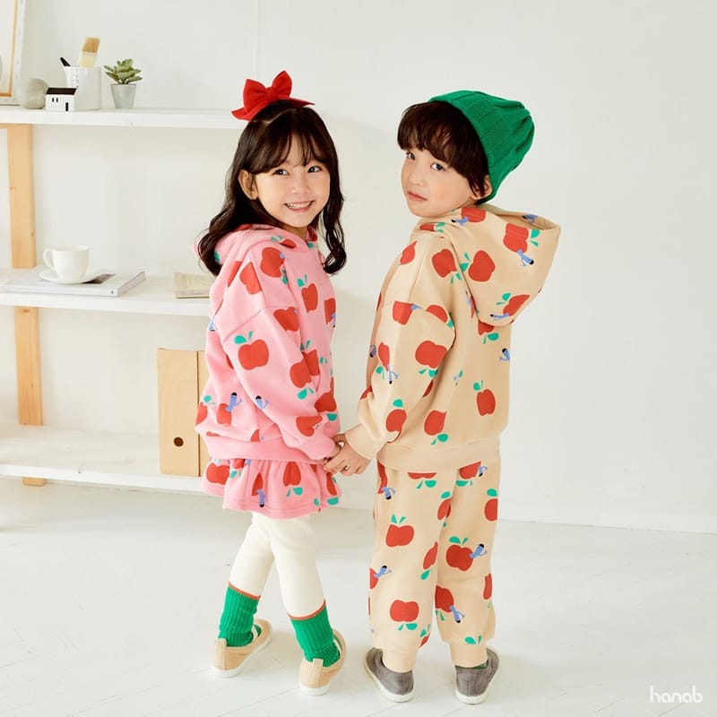 HANAB - Korean Children Fashion - #Kfashion4kids - Apple Top Bottom Set