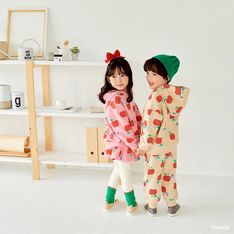 HANAB - Korean Children Fashion - #Kfashion4kids - Apple Top Bottom Set - 5
