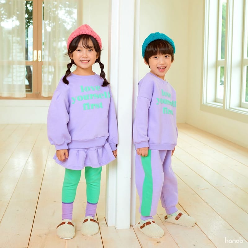 HANAB - Korean Children Fashion - #Kfashion4kids - Green Color Top Bottom Set