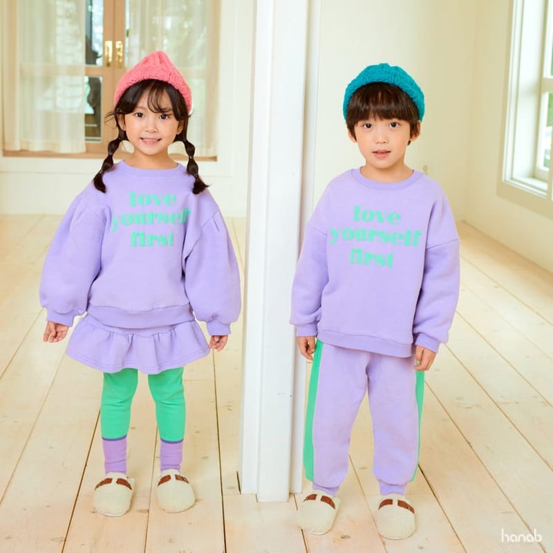 HANAB - Korean Children Fashion - #Kfashion4kids - Green Color Top Bottom Set - 2