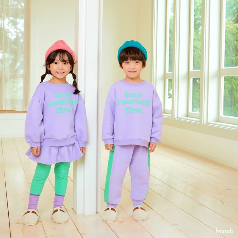 HANAB - Korean Children Fashion - #Kfashion4kids - Green Color Top Bottom Set - 3