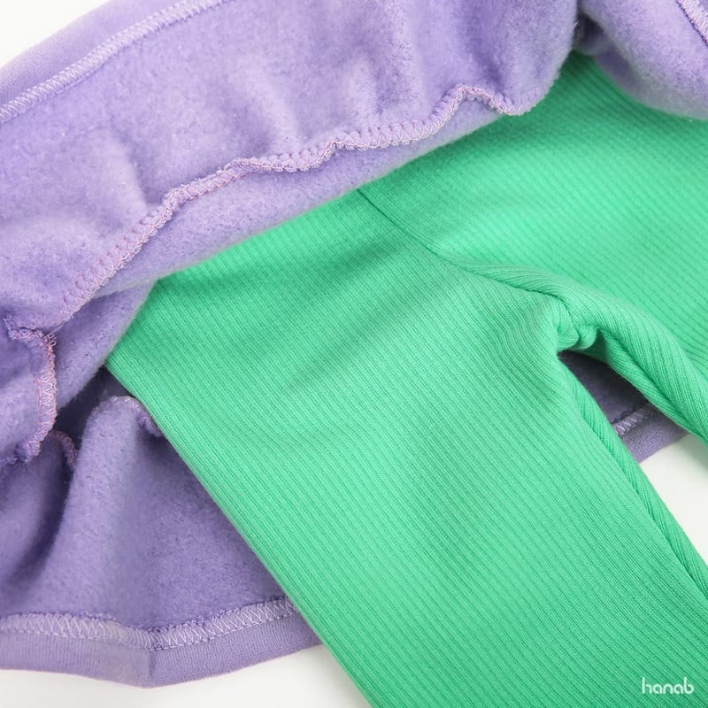 HANAB - Korean Children Fashion - #Kfashion4kids - Green Color Top Bottom Set - 6