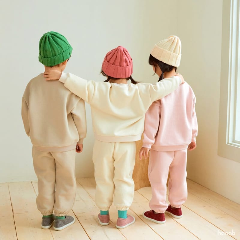 HANAB - Korean Children Fashion - #Kfashion4kids - Basic Bear Top Bottom Set