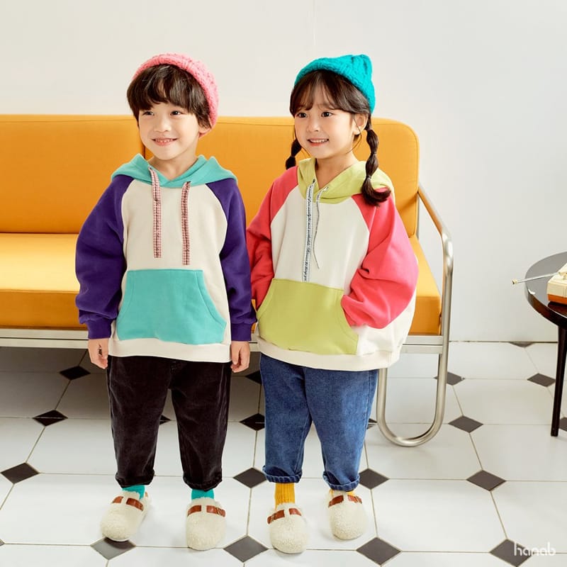 HANAB - Korean Children Fashion - #Kfashion4kids - Lettering String Hoody - 10