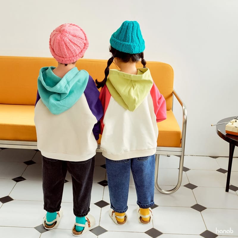HANAB - Korean Children Fashion - #Kfashion4kids - Lettering String Hoody - 3