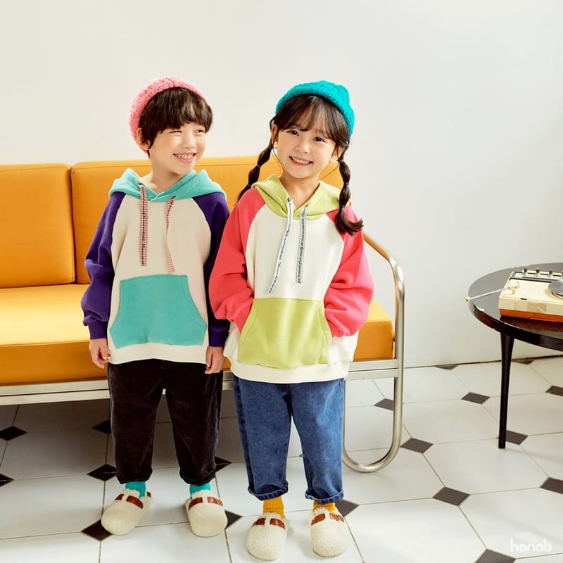 HANAB - Korean Children Fashion - #Kfashion4kids - Lettering String Hoody - 4