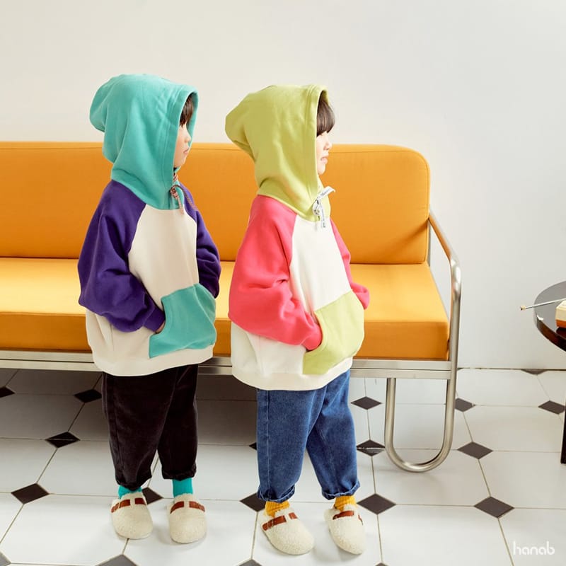HANAB - Korean Children Fashion - #Kfashion4kids - Lettering String Hoody - 5