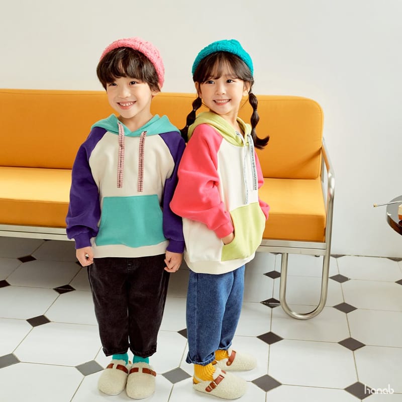 HANAB - Korean Children Fashion - #Kfashion4kids - Lettering String Hoody - 9