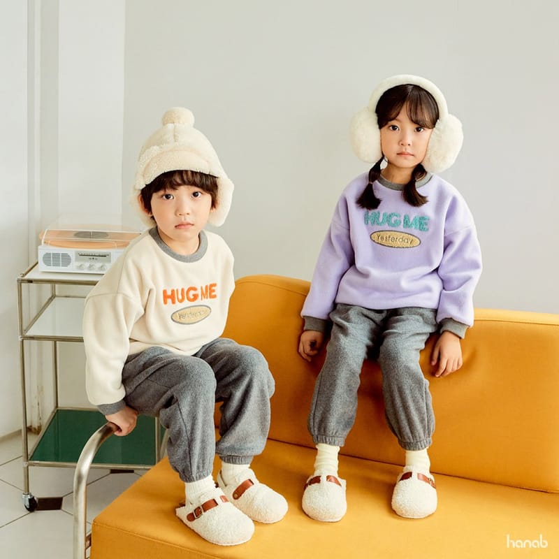 HANAB - Korean Children Fashion - #Kfashion4kids - Hug Me Top Bottom Set