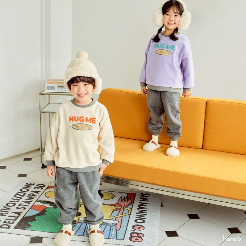 HANAB - Korean Children Fashion - #Kfashion4kids - Hug Me Top Bottom Set - 6
