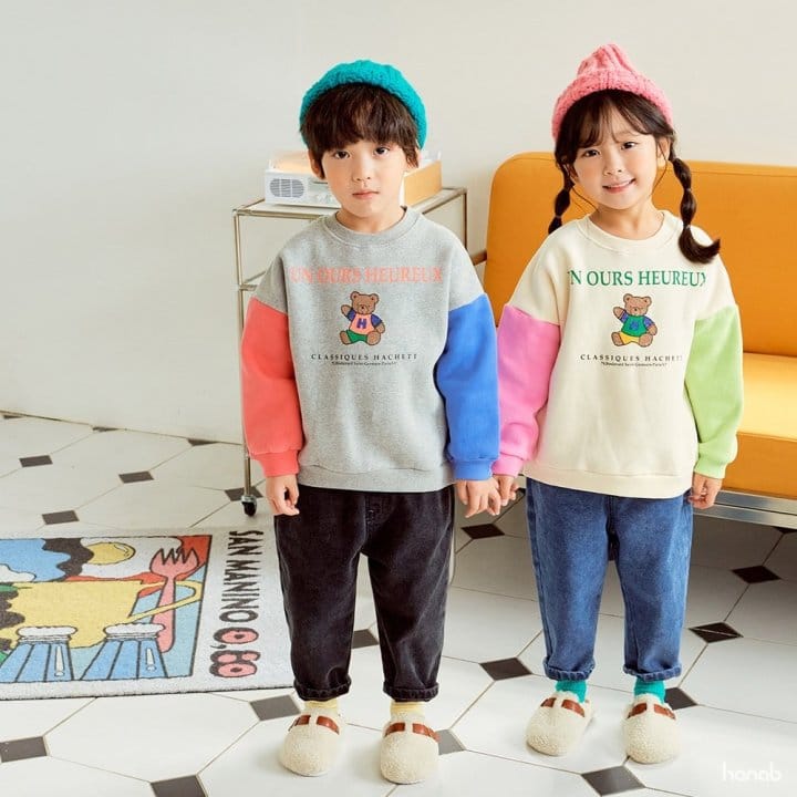 HANAB - Korean Children Fashion - #Kfashion4kids - Fleece Jeans - 8