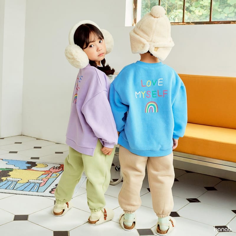 HANAB - Korean Children Fashion - #Kfashion4kids - Rainbow Top Bottom Set - 11