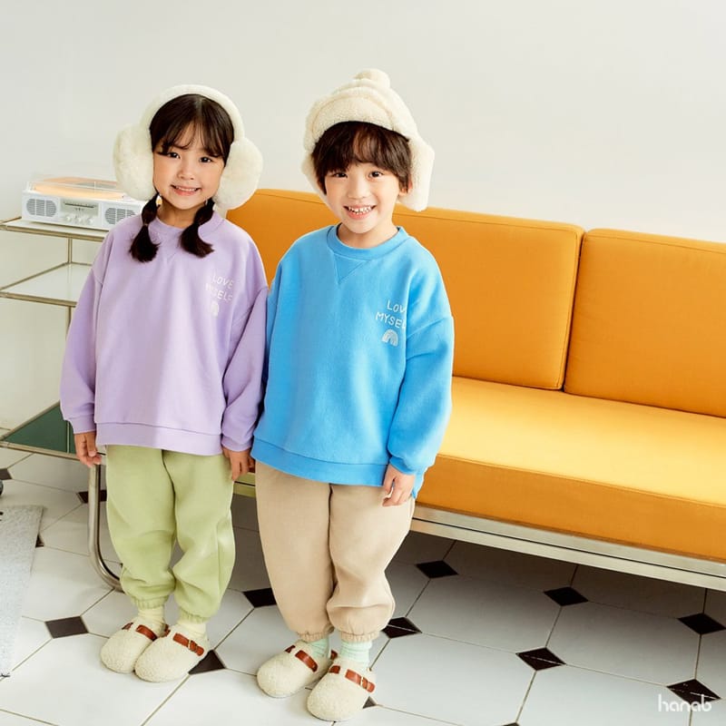 HANAB - Korean Children Fashion - #Kfashion4kids - Rainbow Top Bottom Set - 12