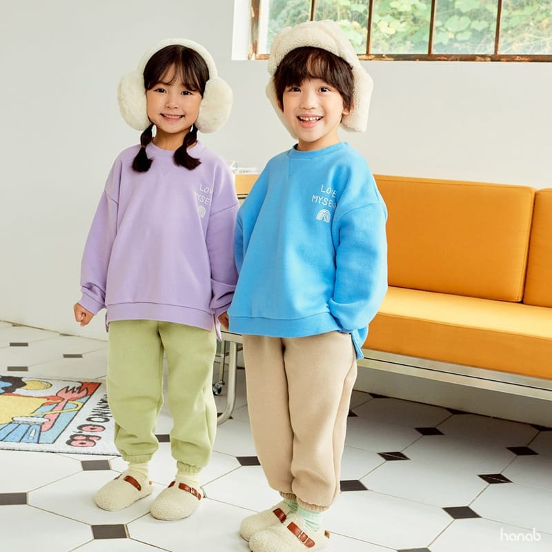 HANAB - Korean Children Fashion - #Kfashion4kids - Rainbow Top Bottom Set - 5
