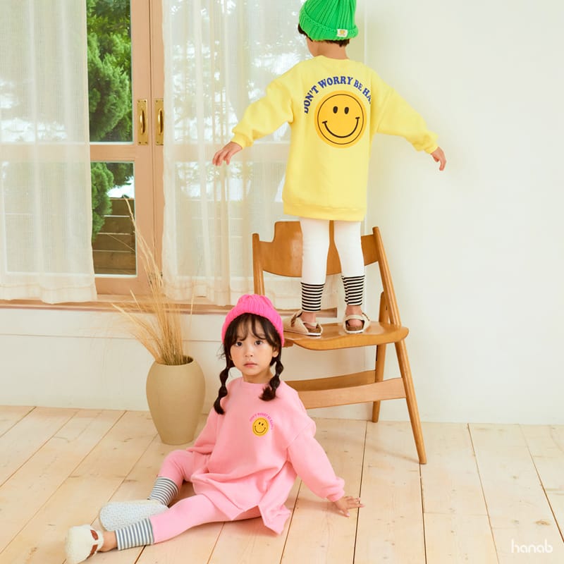 HANAB - Korean Children Fashion - #Kfashion4kids - Don't Worry Top Bottom Set