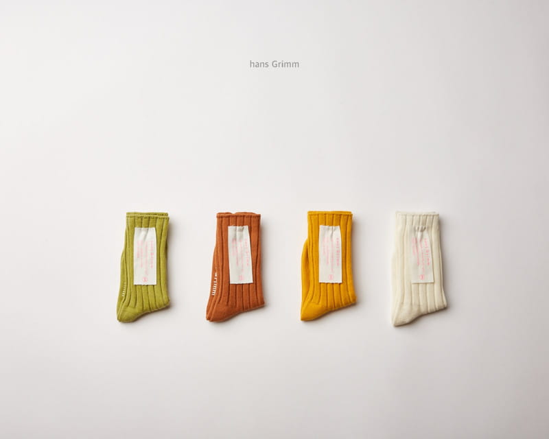 HANS GRIMM - Korean Children Fashion - #Kfashion4kids - Soft Socks Camel Set [set of 4]