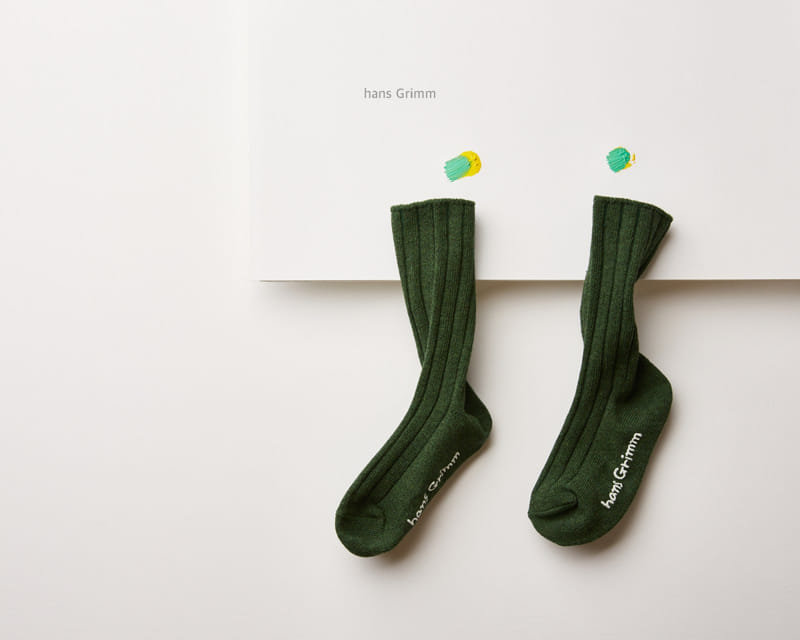 HANS GRIMM - Korean Children Fashion - #Kfashion4kids - Soft Socks Green Set [set of 4] - 5