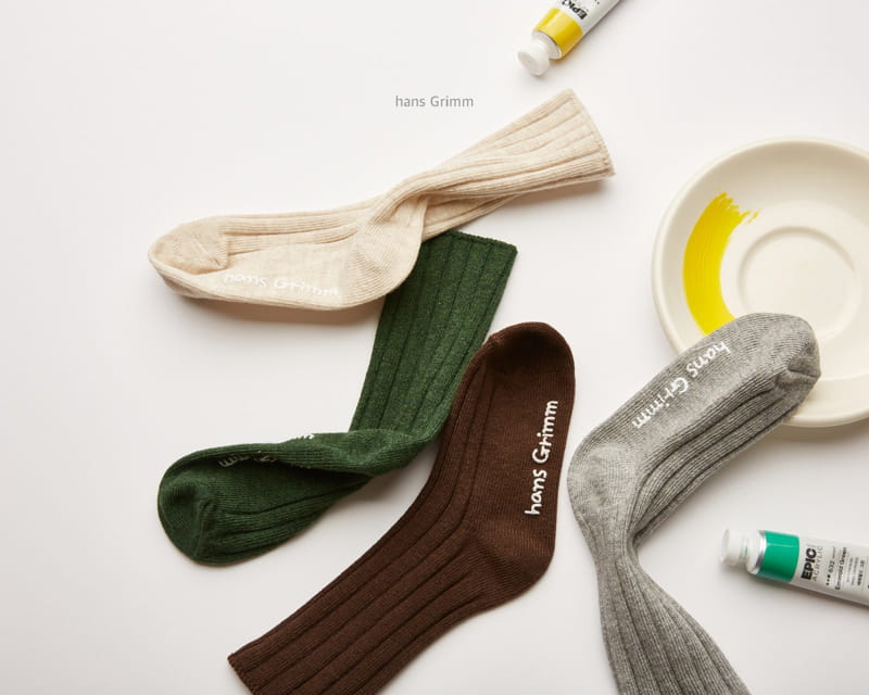 HANS GRIMM - Korean Children Fashion - #Kfashion4kids - Soft Socks Green Set [set of 4] - 7