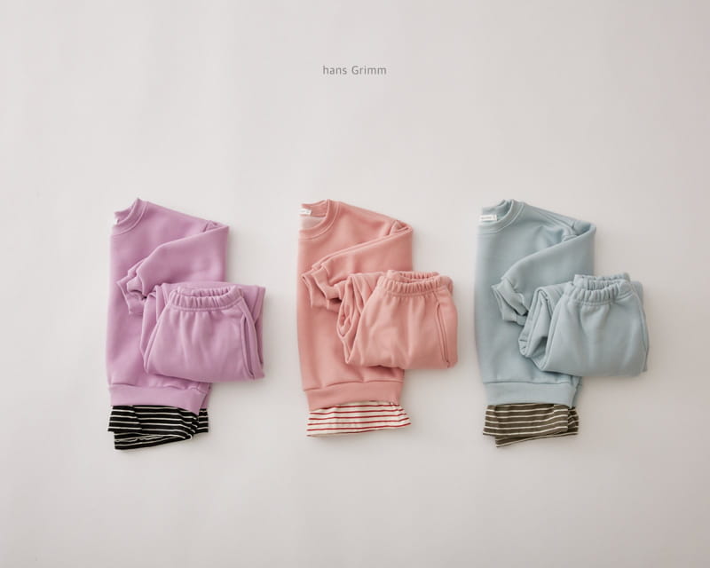 HANS GRIMM - Korean Children Fashion - #Kfashion4kids - Scamp Top Bottom Set - 2