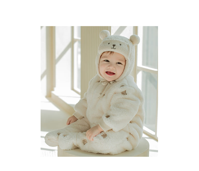 HAPPY PRINCE - Korean Children Fashion - #Kfashion4kids - Teaha Fleece Lined Coveralls - 2