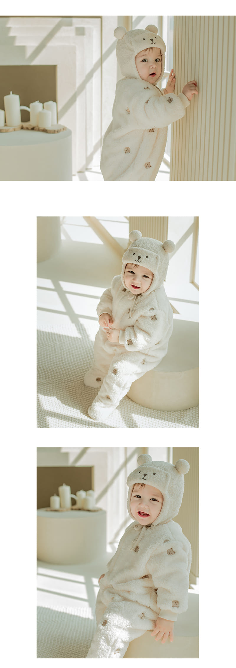 HAPPY PRINCE - Korean Children Fashion - #Kfashion4kids - Teaha Fleece Lined Coveralls - 4