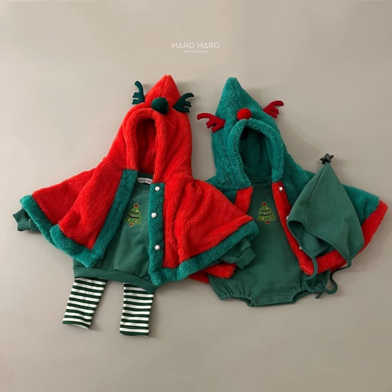 HARO HARO - Korean Children Fashion - #Kfashion4kids - Roudolf Cape - 11