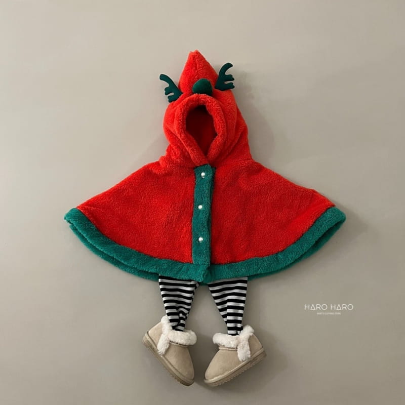 HARO HARO - Korean Children Fashion - #Kfashion4kids - Roudolf Cape - 9