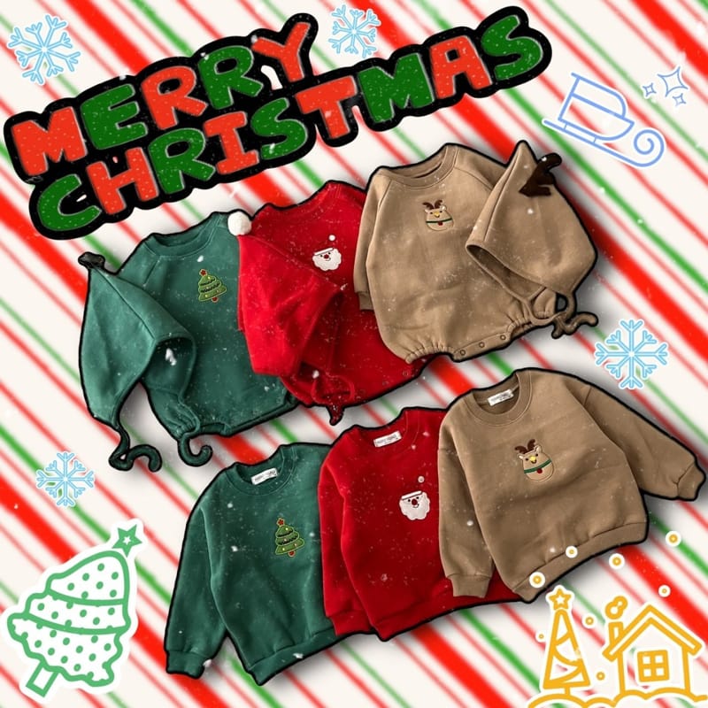 HARO HARO - Korean Children Fashion - #Kfashion4kids - Merry Embroidery Sweatshirt - 11