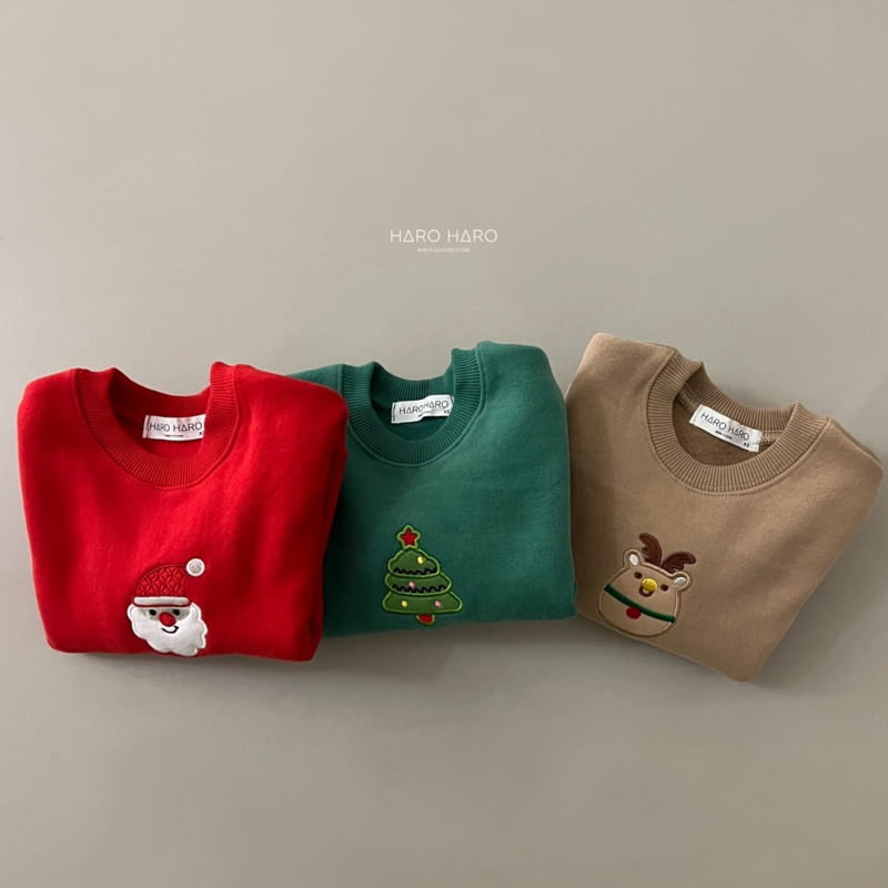 HARO HARO - Korean Children Fashion - #Kfashion4kids - Merry Embroidery Sweatshirt - 2