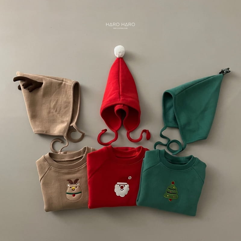 HARO HARO - Korean Children Fashion - #Kfashion4kids - Merry Embroidery Bodysuit with Hat