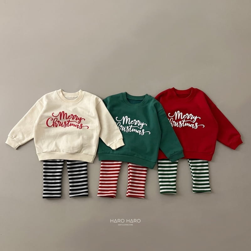 HARO HARO - Korean Children Fashion - #Kfashion4kids - Stripes Mink Leggings - 10