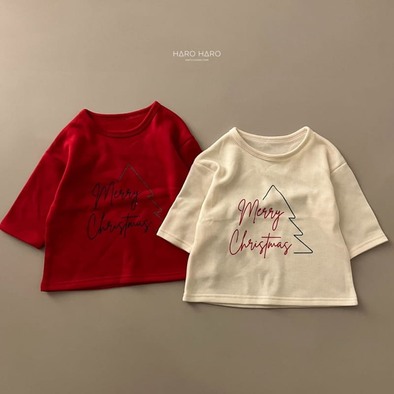 HARO HARO - Korean Children Fashion - #Kfashion4kids - Tree Fleece Tee