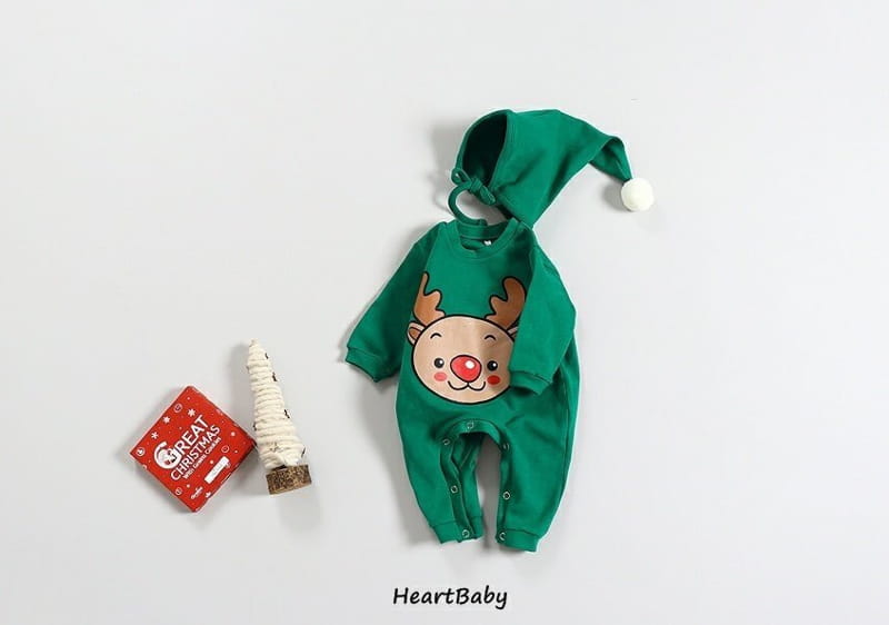 HEARTBABY - Korean Children Fashion - #Kfashion4kids - Christmas Bodysuit - 10
