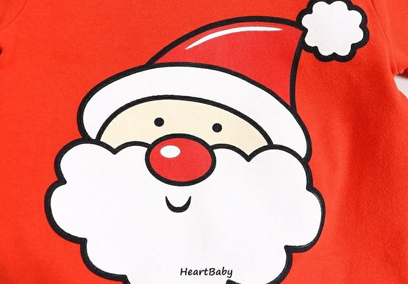 HEARTBABY - Korean Children Fashion - #Kfashion4kids - Christmas Bodysuit - 11