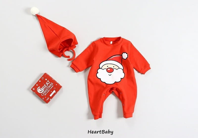 HEARTBABY - Korean Children Fashion - #Kfashion4kids - Christmas Bodysuit - 7