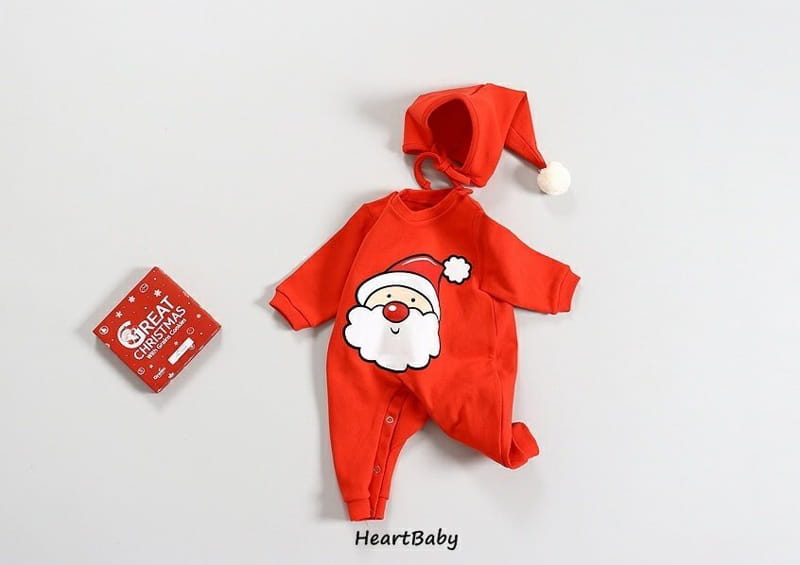 HEARTBABY - Korean Children Fashion - #Kfashion4kids - Christmas Bodysuit - 8
