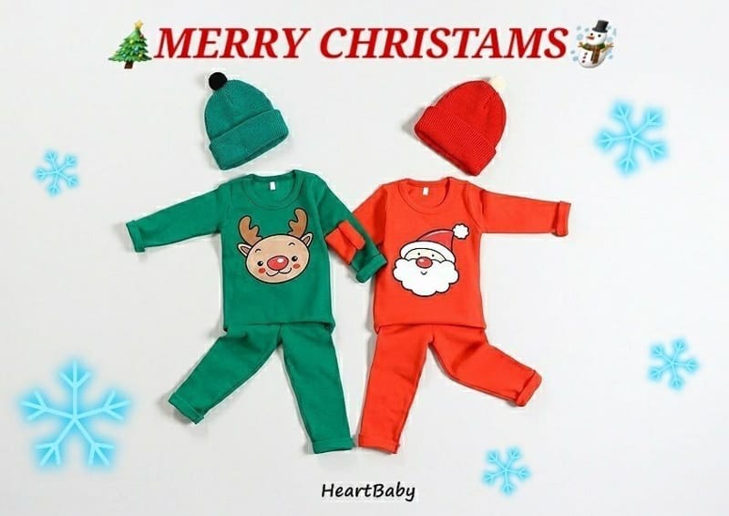 HEARTBABY - Korean Children Fashion - #Kfashion4kids - Christmas Easywear