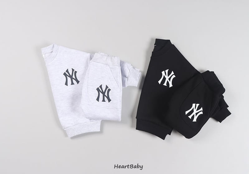 HEARTBABY - Korean Children Fashion - #Kfashion4kids - NY Top Bottom Set - 2