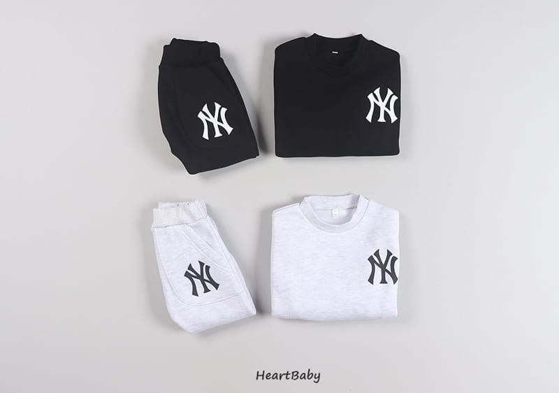 HEARTBABY - Korean Children Fashion - #Kfashion4kids - NY Top Bottom Set - 3