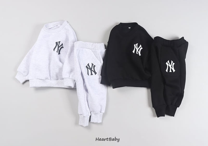 HEARTBABY - Korean Children Fashion - #Kfashion4kids - NY Top Bottom Set - 5