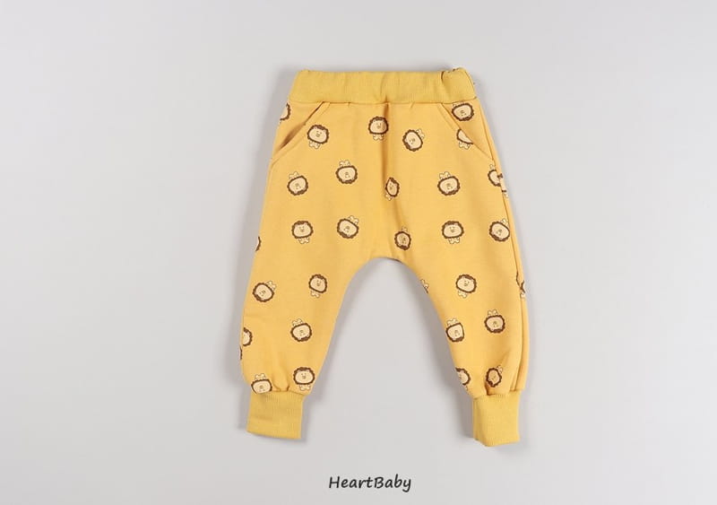 HEARTBABY - Korean Children Fashion - #Kfashion4kids - Lion Top Bottom Set - 10