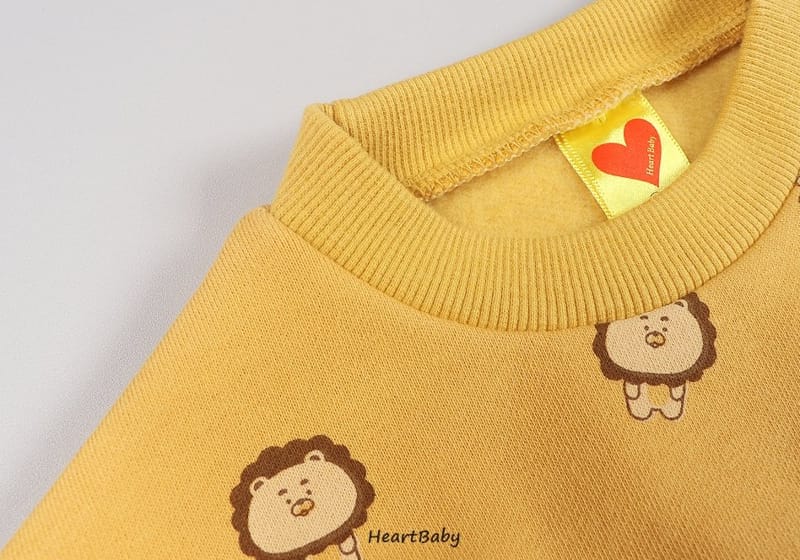 HEARTBABY - Korean Children Fashion - #Kfashion4kids - Lion Top Bottom Set - 7
