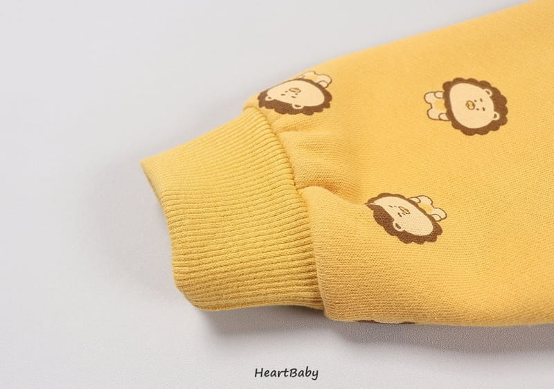 HEARTBABY - Korean Children Fashion - #Kfashion4kids - Lion Top Bottom Set - 8