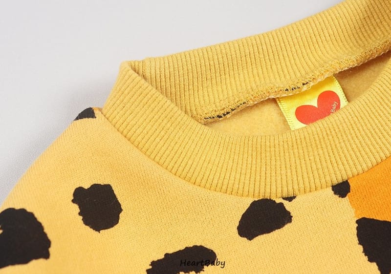 HEARTBABY - Korean Children Fashion - #Kfashion4kids - Leopard Top Bottom Set - 8