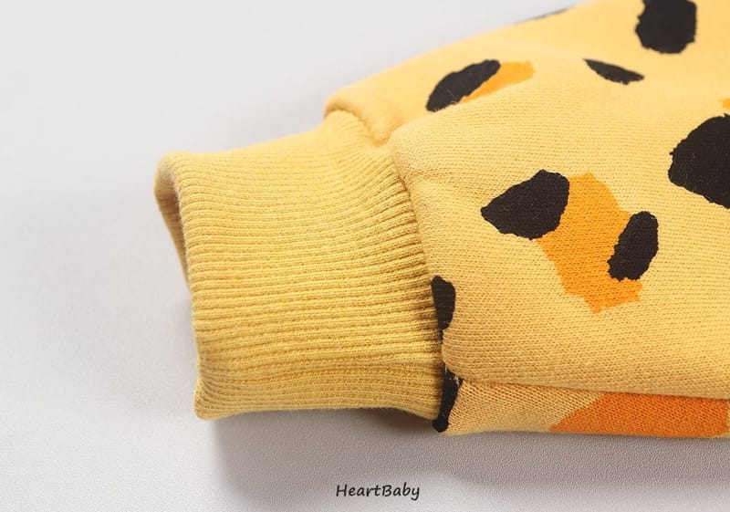 HEARTBABY - Korean Children Fashion - #Kfashion4kids - Leopard Top Bottom Set - 9
