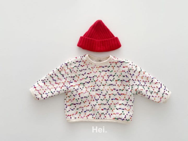 HEI - Korean Children Fashion - #Kfashion4kids - Sprinkle Knit Top