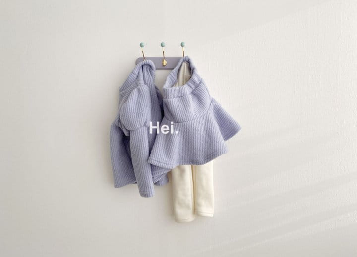 HEI - Korean Children Fashion - #Kfashion4kids - Cream Turtleneck Tee - 8